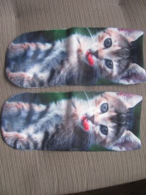 Ponožky s motivem kočka J